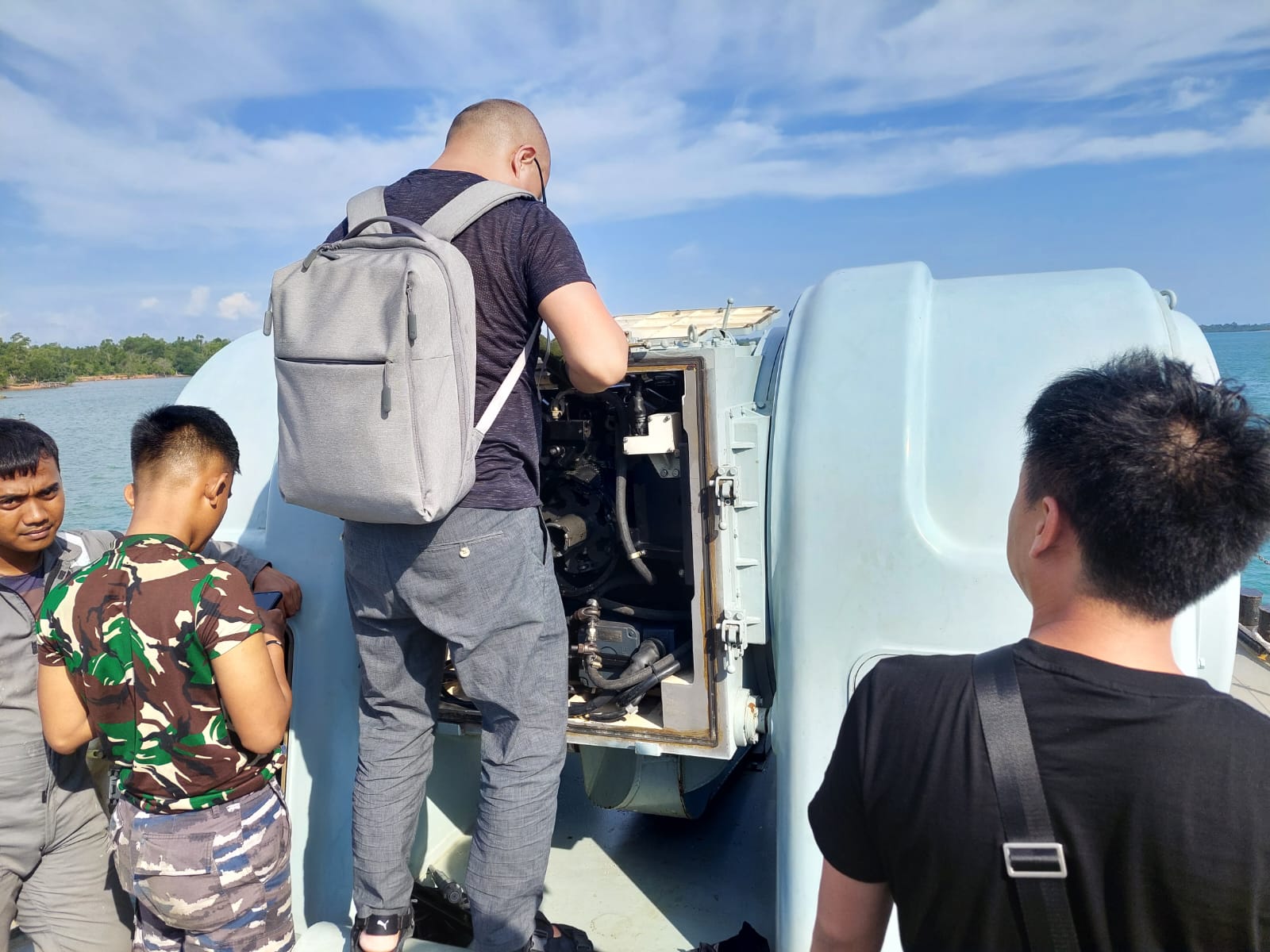 Maintenance of 30mm 7 Barrels Gun